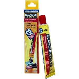 Extra Kumaş Yapıştırıcı (Çok Amaçlı ve Tekstil Için) Glamor 40 gr