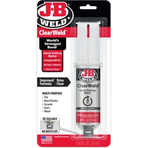 Jb Weld Clearweld™ Şırınga - 25 ml Çoğu Yüzeyde Etkili Hızlı Epoksi Yapıştırıcı