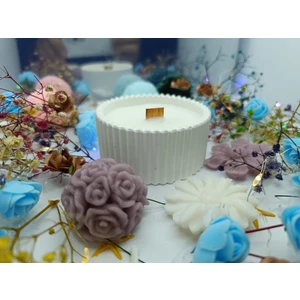 Crafts Tasarım Atölyesi Dekoratif Mum 3 Adet