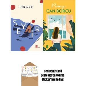 Piraye / Seyir ve Can Borcu 2 Kitap Set + Okuma Sticker'ları