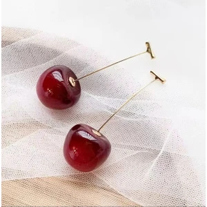 Kadınlar Için Trend Sallantılı Kiraz Küpe