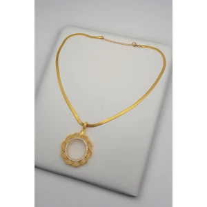 Xtaki Çeyrekli Italyan Zincir Kolye , Çeyrek Altın Kolye Çerçevesi , Çeyrekli Altın Kolye , Yarım Kolye