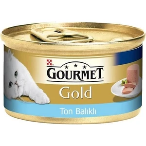 Gourmet Gold Kıyılmış Ton Balıklı Yetişkin Konserve Kedi Maması 8