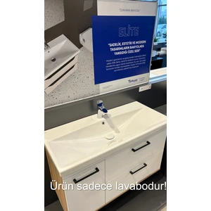 Seramik Elite Etajerli Lavabo 80  x  45 cm