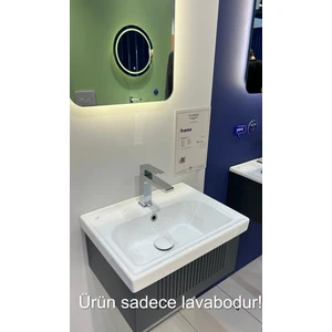 Seramik Frame Etajerli Lavabo 50X38 cm