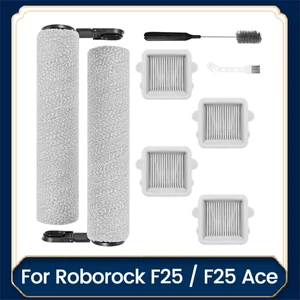Roborock F25 / F25 Ace Islak Kuru Elektrikli Süpürge Aksesuarları Için 8 Adet Silindir Fırça Filtresi Yedeği (Yurt Dışından)
