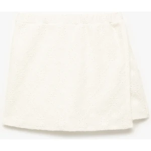 Fisto Beli Lastikli Mini Şort Etek