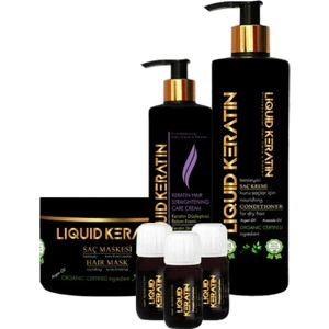 Liquid Keratin Yıpranan Saçlara Keratin Bakım - Onarıcı Full Set