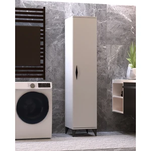Vesso Tek Kapaklı Dolap Çok Amaçlı Dolap Banyo Dolabı Mutfak Dolabı Kiler Dolabı Raflı Dolap