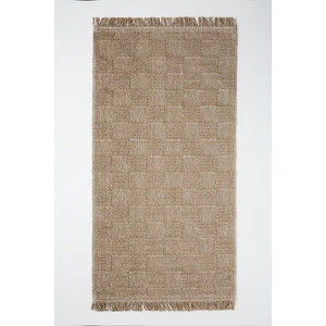 Checker Bukle Kilim 80X150 cm Natural