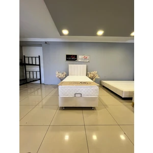 Lunna Bella Aycha Set (Baza-Başlık-Yatak Dahil) Tek Kişilik