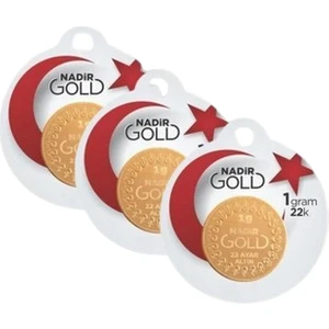 LEVA GOLD 3 Adet 1 gr 22 Ayar Nadir Gram Altın