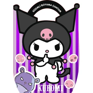 Kuromi - Gızemli Boyama Çantam (Stickerlı Boyama Kitabı)