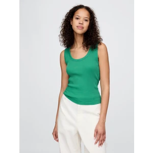 Kadın Yeşil Fitilli Halter Yaka Atlet