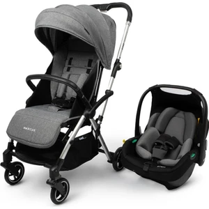 Marcus Kolay Katlanabilen Kabin Travel Sistem Bebek Arabası Heavy Grey