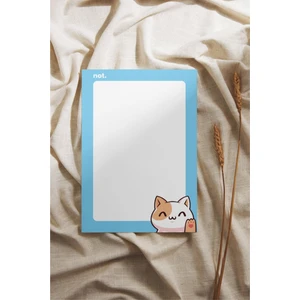 A6 Pinterest Kedicik Çek-Kopar Notepad, Memopad, Note Defteri, To Do List