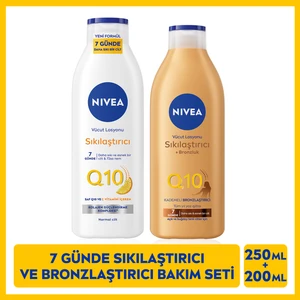 Q10 Vücut Losyonu 250ml Ve Bronzlaştırıcı Vücut Losyonu 200ml,