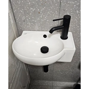Seramik Mini Köşe Lavabo 28 x 45 cm