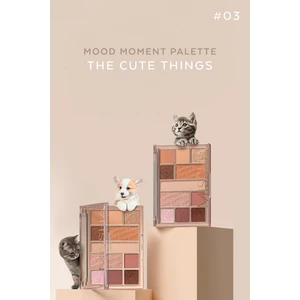 Mat ve Işıltılı Tonlar Barındıran Far Paleti Missha Mood Moment Palette (3 The Cute Things) 
