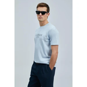 Love Regular Fit Erkek Mavi T-Shirt (111020238)