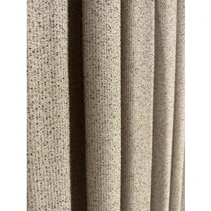 Erdoğanlar Koza Bohem Kumaş Bej/sütlü Kahve Fon Perde 1/3 Sık Pile