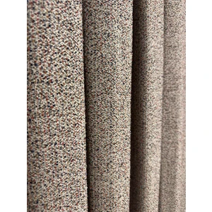 Erdoğanlar Koza Bohem Kumaş Çok Renkli(Kiremit / Lacivert /Kahve) Fon Perde 1/3 Sık Pile