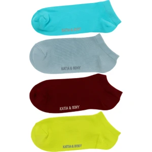 Katia & Bony Kadın 4'lü Step Çorap Çok Renkli