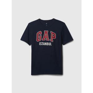 Erkek Çocuk Lacivert Kids Gap logo tshirt