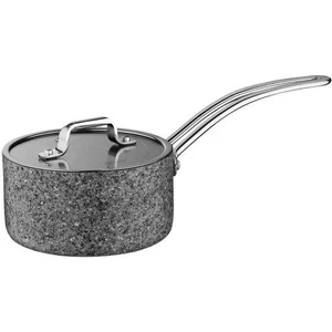Stone-Age Çizilmez Yanmaz Yapışmaz Indüksiyonlu 16 cm Sos Tenceresi (Kapaklı)
