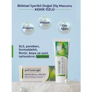 Prof Saraçoğlu Diş Macunu - Kekik Özlü 75 ml