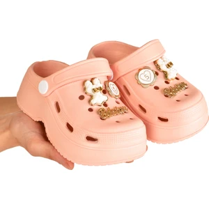 Kız Çocuk Kaymaz Yüksek Taban Rahat Kalıp Plaj Havuz Çocuk Terliği