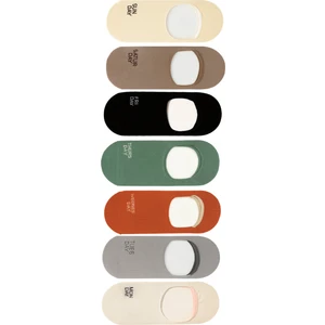 Erkek Günler Baskılı 7'li Görünmez Babet Çorap