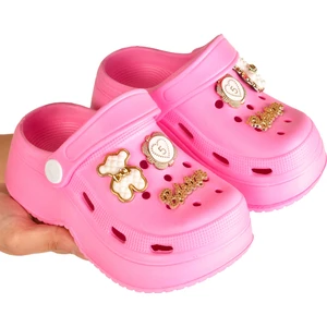 Kız Çocuk Kaymaz Yüksek Taban Rahat Kalıp Plaj Havuz Çocuk Terliği