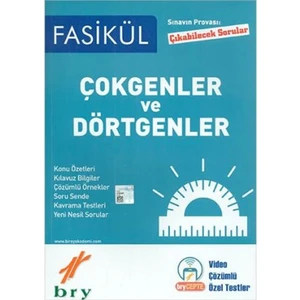 Bry Birey Eğitim Yayınları Sınavın Provası Çıkabilecek Sorular - Fasikül Çokgenler ve Dörtgenler