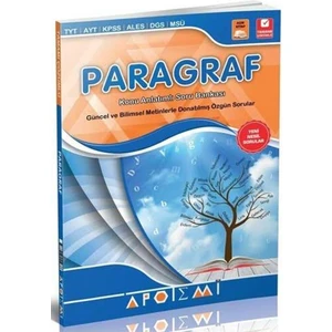 Apotemi Yayınları Paragraf Konu Anlatımlı Soru Bankası