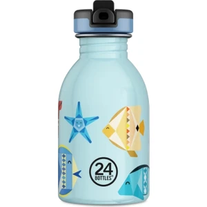 Kids Bottle Sea Friends Pipetli Paslanmaz Çelik Çocuk Su Matarası 250 ml