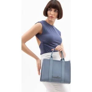 United Colors of Benetton Kadın Omuz ve El Çanta BNT 1526 - Mavi