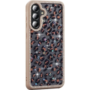 Samsung Galaxy A36 5g Kılıf Azra Taşlı Simli Kapak