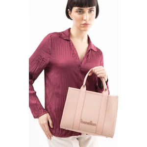 United Colors of Benetton Kadın Omuz ve El Çanta BNT 1526 - Pembe