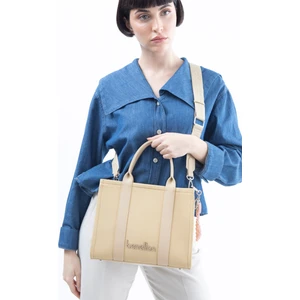 United Colors of Benetton Kadın Omuz ve El Çanta BNT 1526 - Sarı