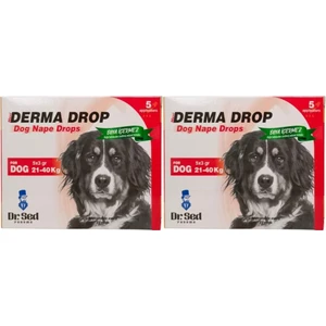 21–40 kg Köpekler Için Bitkisel Bakım Damlaları – 5 x 3 ml Şase 2 Kutu