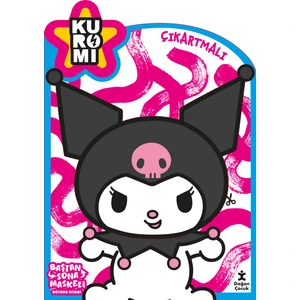 Kuromi - Baştan Sona Maskeli Boyama Kitabı (Stickerlı Boyama Kitabı + 2 Maske)