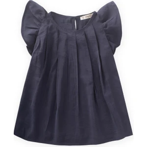 Pilikaşe Bluz 2-8 Yaş Lacivert