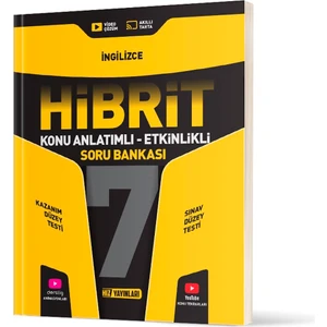 Hız Yayınları 7. Sınıf Hibrit İngilizce Soru Bankası