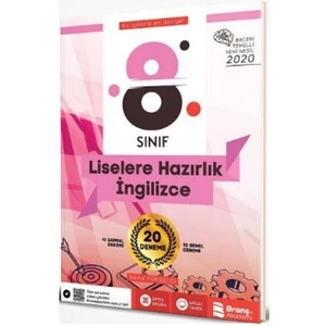 Branş Akademi Yayınları 8. Sınıf LGS İngilizce Beceri Temelli 20 Deneme