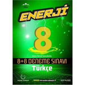 Palme Yayıncılık 8. Sınıf LGS Türkçe Enerji 8+8 Deneme