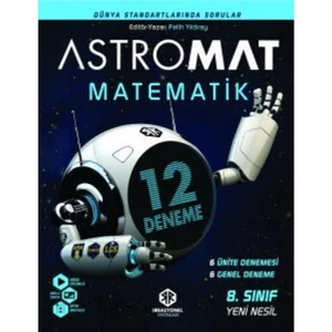 İrrasyonel Yayınları 8. Sınıf Astromat Matematik 12'li Yeni Nesil Deneme
