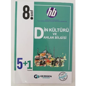 Gezegen Yayıncılık 8.Sınıf Din Kültürü ve Ahlak Bilgisi 5+1 Fasikül