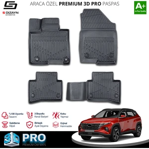 Meka Part Hyundai Tucson 3D Pro Havuzlu Paspas 2021-2024 A+ Kalite