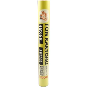 48X68 Rulo Fon Kartonu 10 Renk (GEN-9120)